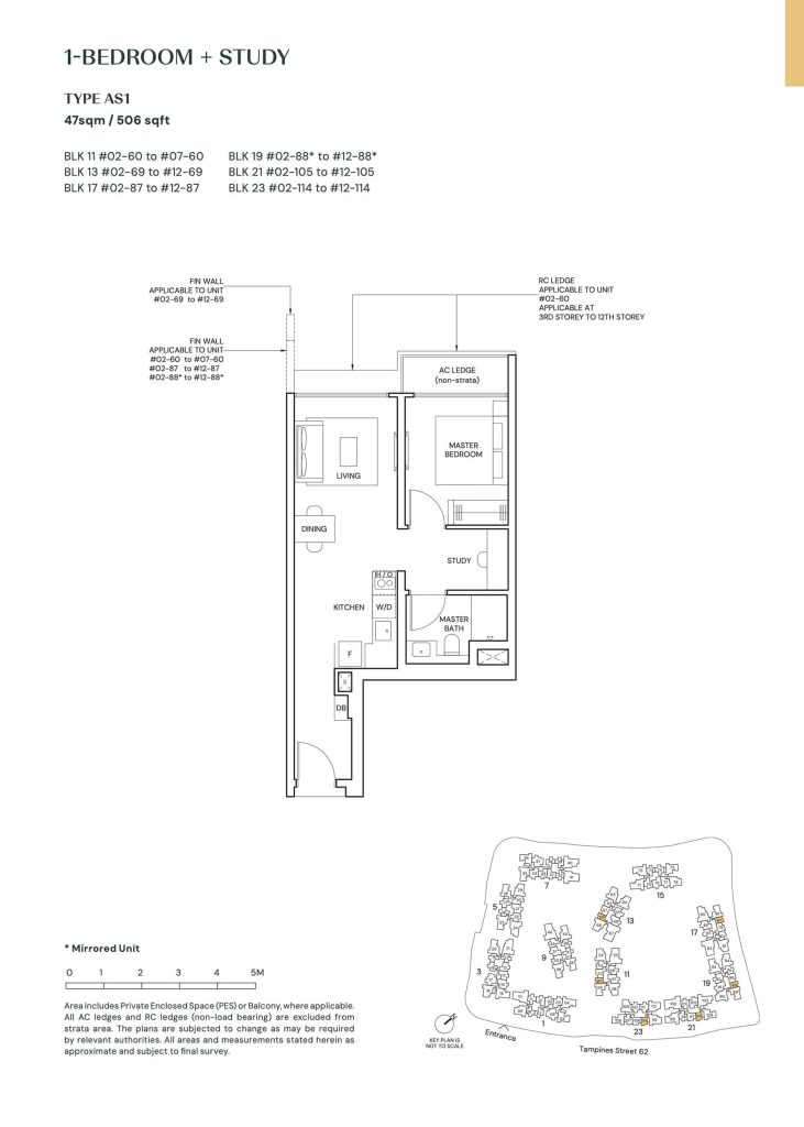 ParktownResidence-1BedroomStudyAS1