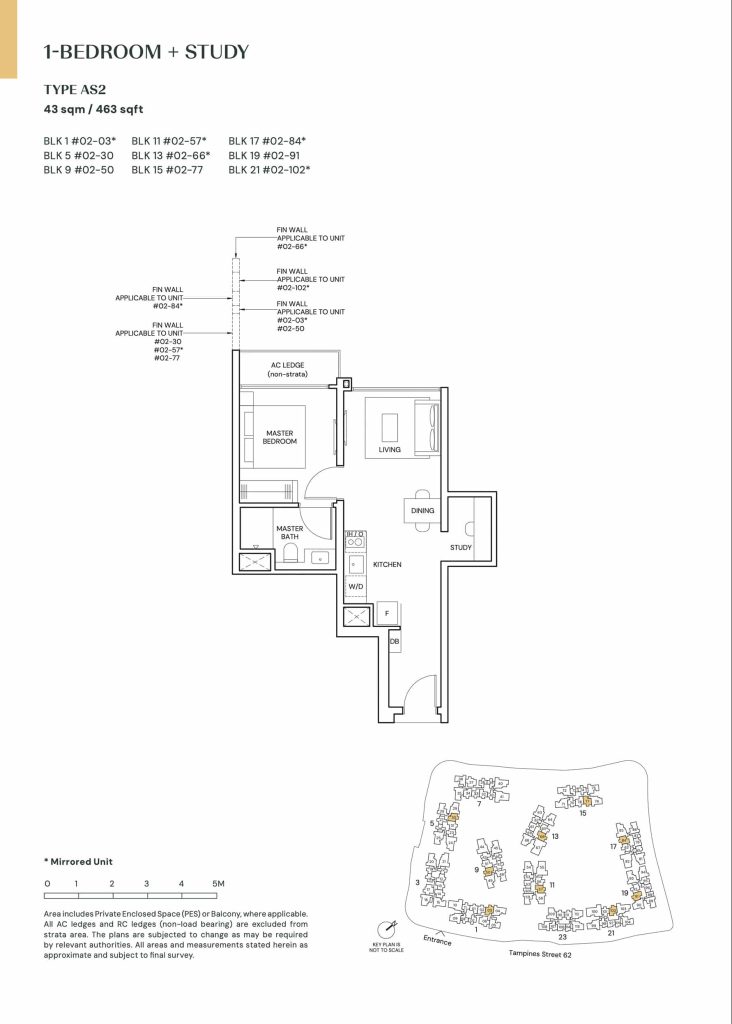 ParktownResidence-1BedroomStudyAS2