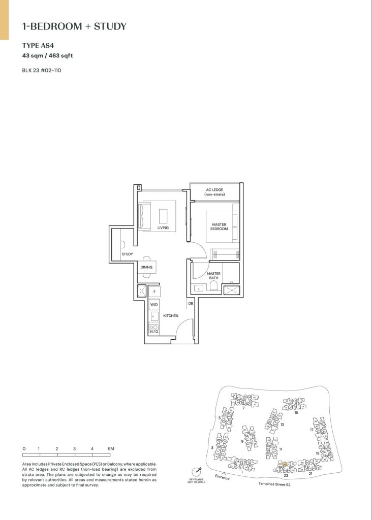ParktownResidence-1BedroomStudyAS4